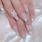 Boss Babe Beauty™ – Press - On Nails | French Bow Pink - BOSS BABE HOUSE