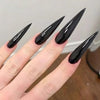 Boss Babe Beauty™ – Press - On Nails | Stiletto Jet Black - BOSS BABE HOUSE