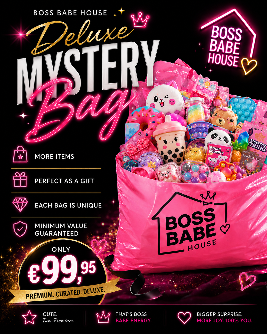 Boss Babe Deluxe Mystery Bag – €99,95 - BOSS BABE HOUSE