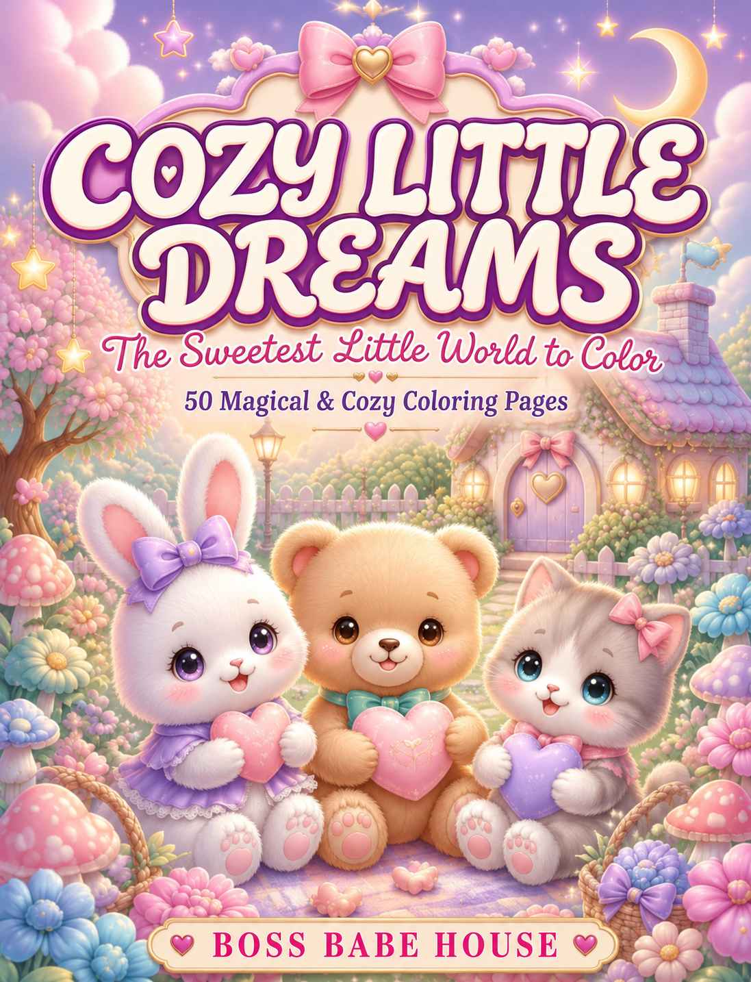 BOSS BABE HOUSE - Cozy Little Dreams™ – The Sweetest Little World to Color - BOSS BABE HOUSE