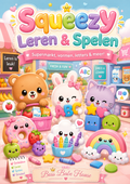 BOSS BABE HOUSE - Squeezy Leren & Spelen Kleurboek – 10 Schattige A4 Kleurplaten | Digitale PDF (Copy) - BOSS BABE HOUSE