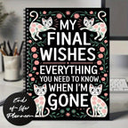 Boss Babe Life Planner™ – My Final Wishes Journal - BOSS BABE HOUSE