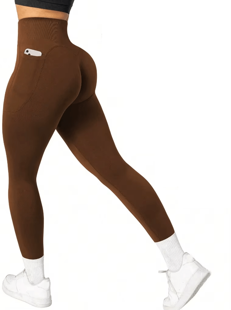 Boss Babe Sculpt Legging - Coffee - BOSS BABE HOUSE