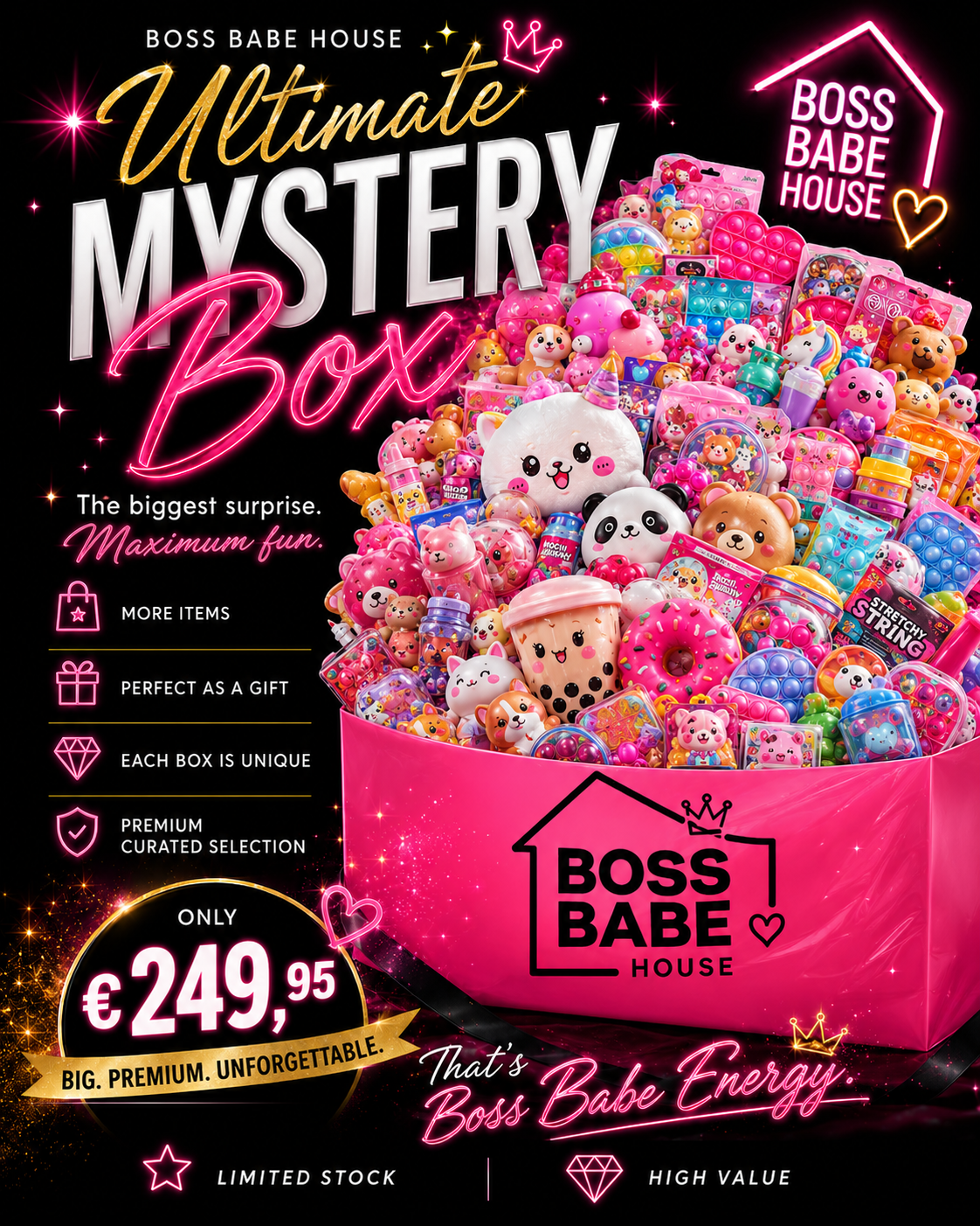 Boss Babe Ultimate Mystery Bag – €249,95 - BOSS BABE HOUSE