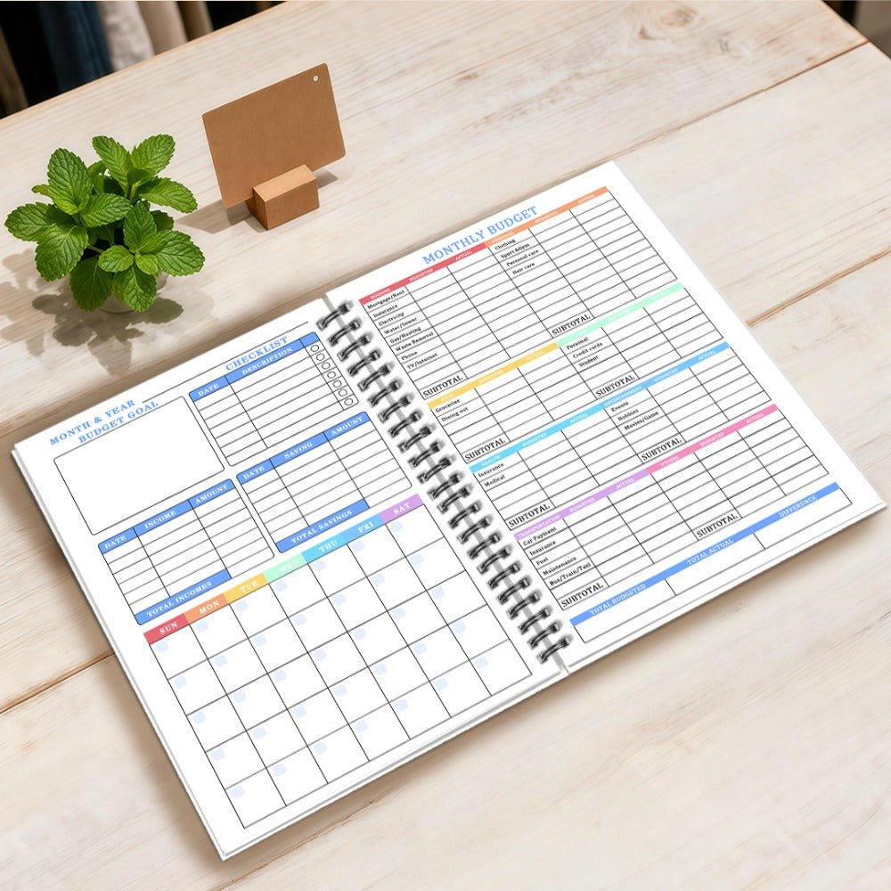 Budget Planner™ – Elegant Gold Edition - Monthly & Weekly Money Management Journal - BOSS BABE HOUSE