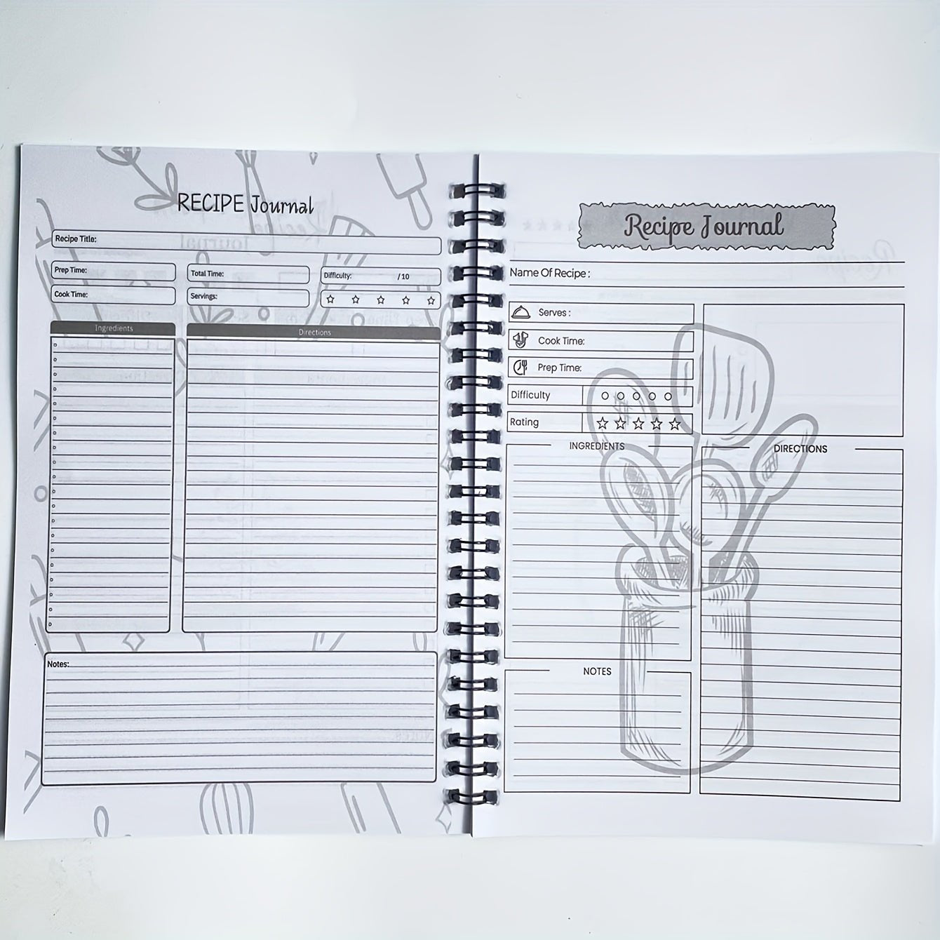 My Recipe Book™ – Spiral Recipe Journal (104 Pages) - BOSS BABE HOUSE