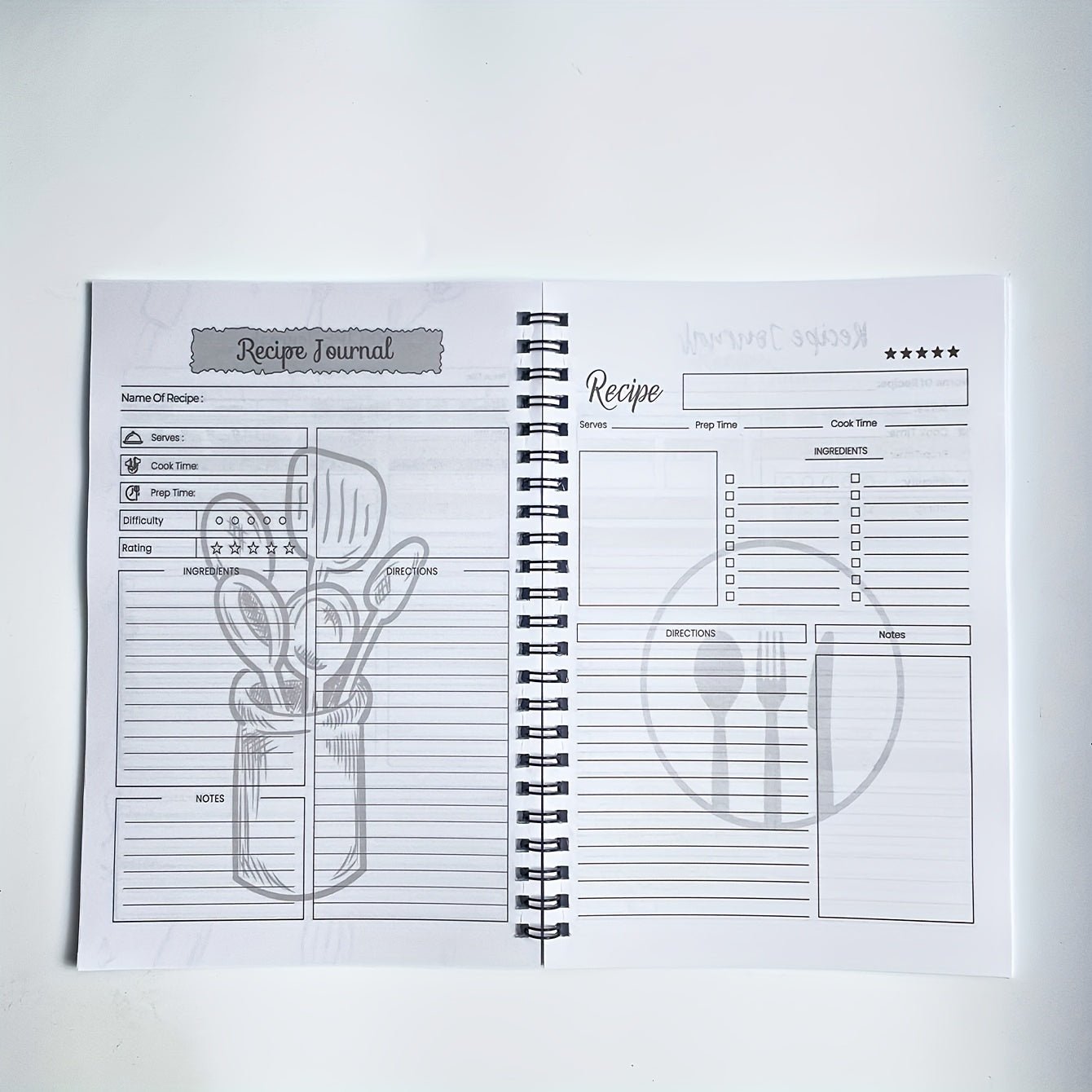 My Recipe Book™ – Spiral Recipe Journal (104 Pages) - BOSS BABE HOUSE