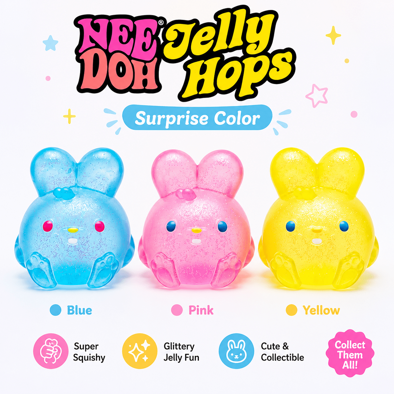 NeeDoh® Jelly Hops – Surprise Color - BOSS BABE HOUSE