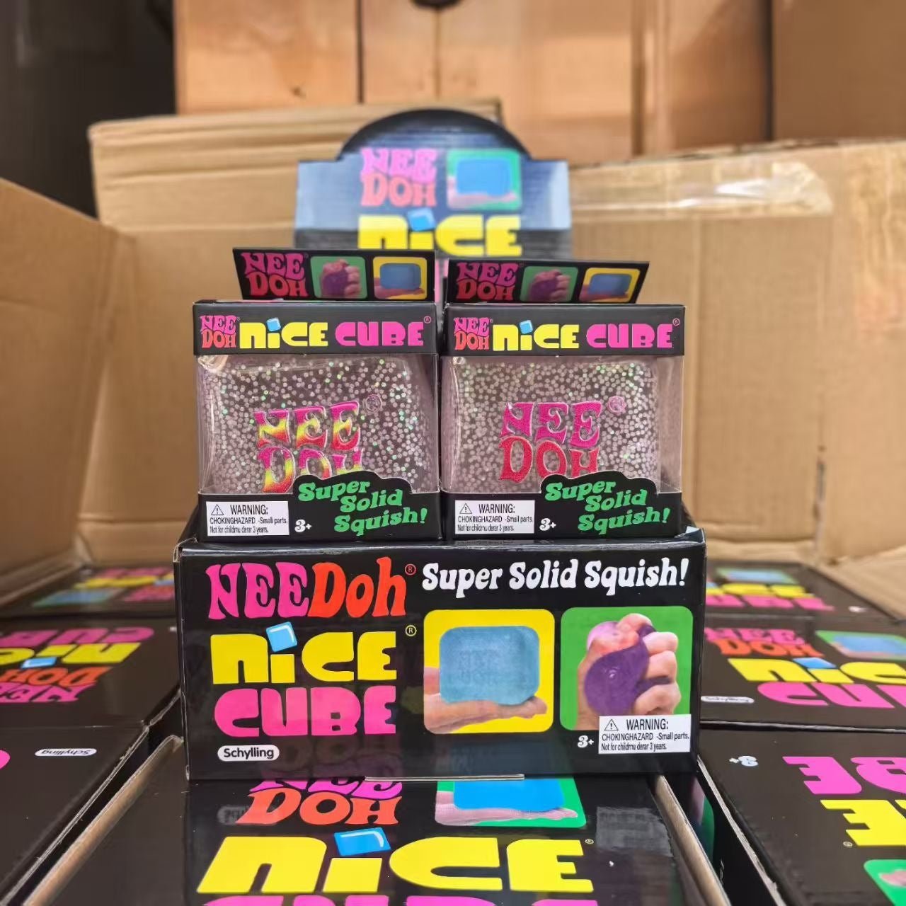NeeDoh® Nice Cube - Super Solid Squish – Surprise Color - BOSS BABE HOUSE