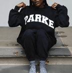 Park Oversized Mockneck Sweatshirt - BOSS BABE HOUSE
