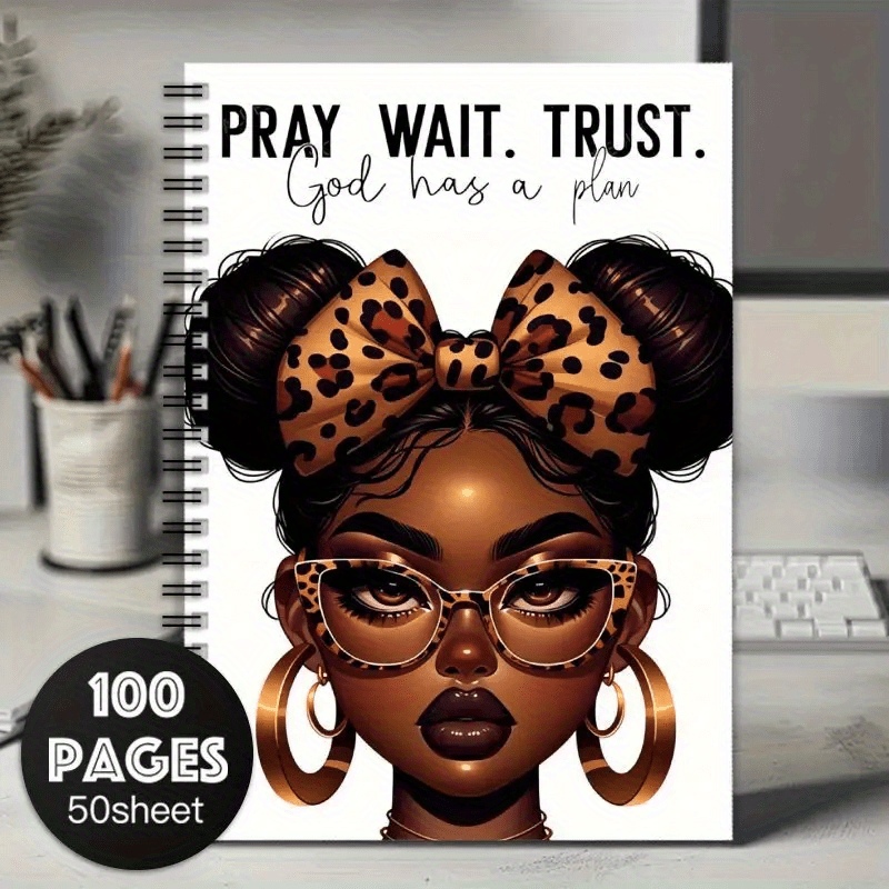 Pray. Wait. Trust. – Spiral Prayer Journal God Has a Plan - BOSS BABE HOUSE