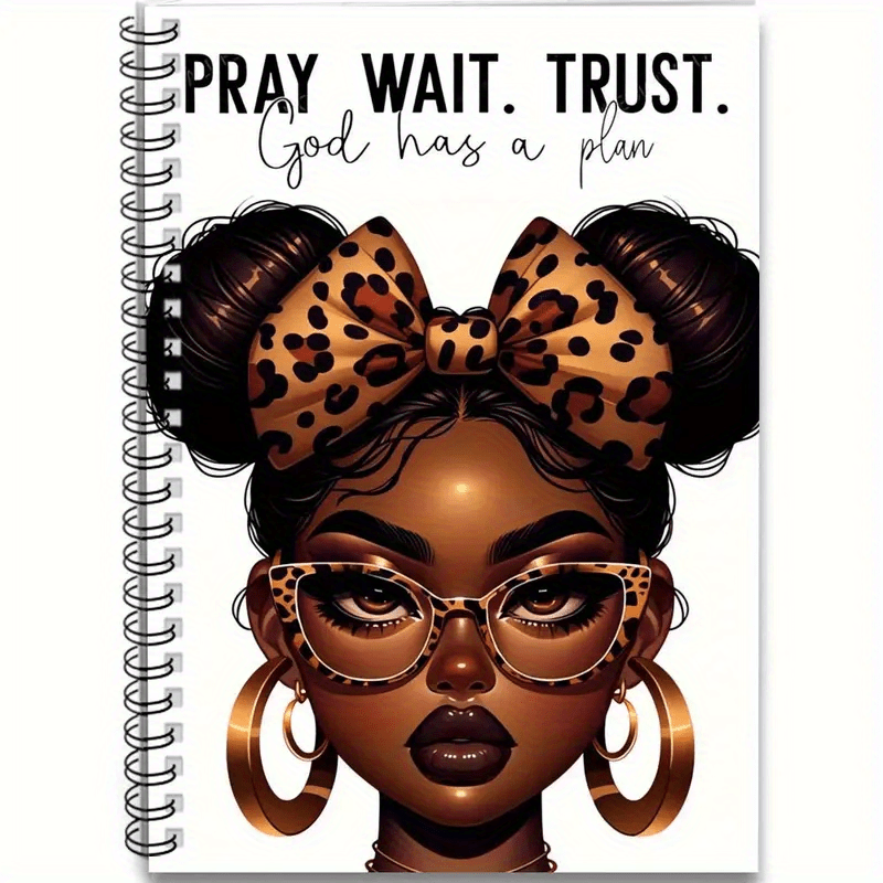 Pray. Wait. Trust. – Spiral Prayer Journal God Has a Plan - BOSS BABE HOUSE