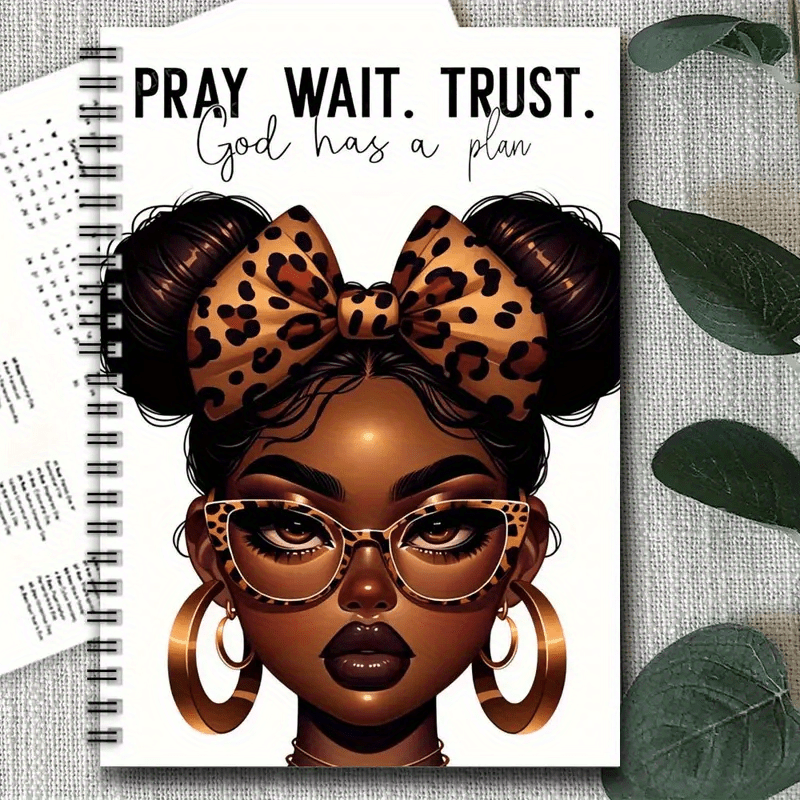 Pray. Wait. Trust. – Spiral Prayer Journal God Has a Plan - BOSS BABE HOUSE